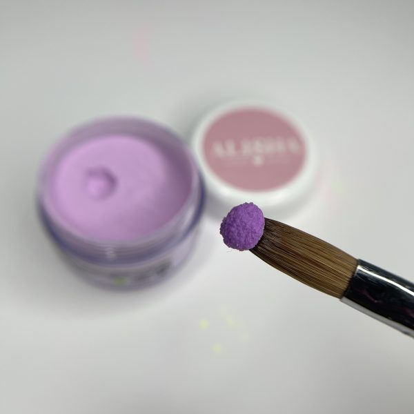 Polvo Acrílico de colores/Pastel Purple/Morado Pastel/Acrylic Powder/Porcelana-10g